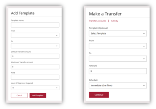 Business transfer template