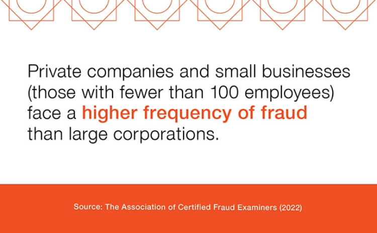 higher frequency of fraud